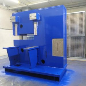 Maschinengestell Maschinengestell in Lackierkabine